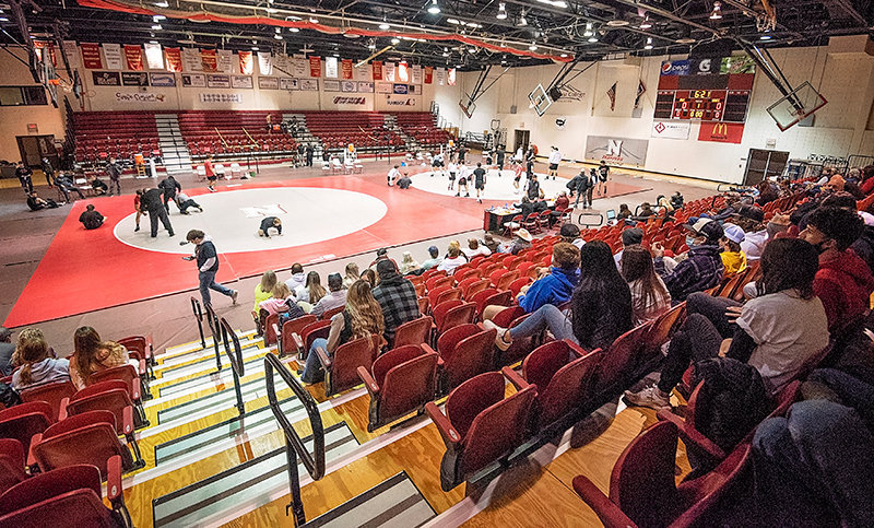 Northwest College hosts the Apodaca Duals on Jan. 29. A majority of NWC wrestlers and coach Jim Zeigler have been suspended for eight dates as a result of a ‘severe weigh-in violation’ in March.