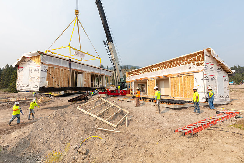 Under the direction of Park Superintendent Cam Sholly trailers at Yellowstone National Park, some from the 50s and 60s, were replaced with modern modular homes assembled in the park. The new units can be installed quicker and cheaper than onsite construction, saving the park $36 million compared to its original cost estimate.