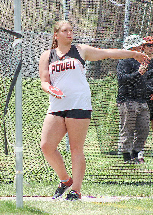 Kami Jensen, Cassidy Miner (pictured), Jenna Hillman and Emma Karhu picked up individual wins at the 3A West Regional Meet in Lander last weekend. The 4x400 relay team of Anna Bartholomew, Waycee Harvey, Megan Jacobsen and Hillman also finished first.