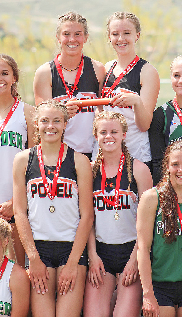 Kami Jensen, Cassidy Miner, Jenna Hillman (pictured) and Emma Karhu picked up individual wins at the 3A West Regional Meet in Lander last weekend. The 4x400 relay team of Anna Bartholomew, Waycee Harvey, Megan Jacobsen and Hillman also finished first.