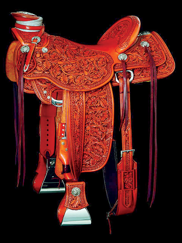 This saddle was made by Steve Mecum of Crowheart.