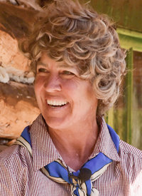 ‘Amelia Earhart,’ portrayed by Miss V, the Gypsy Cowbelle, will host a ‘press conference’ with the public during Saturday’s tour.