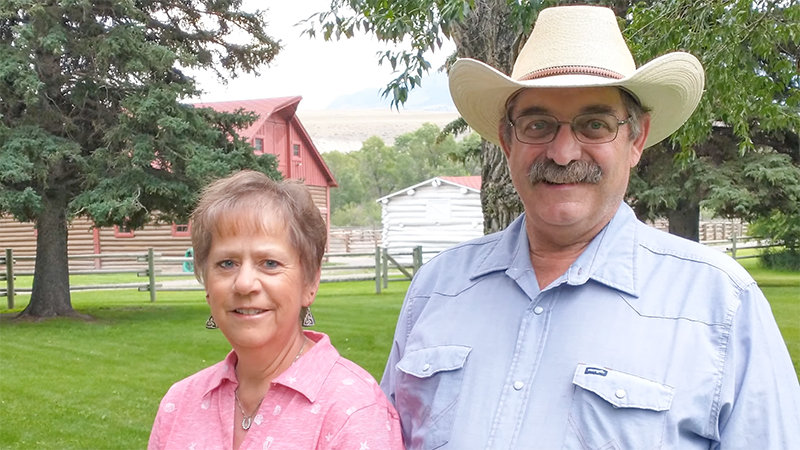 Karen and Curt Bales manage the TE Ranch for the Duncan family. The ranch was once owned by Buffalo Bill Cody.