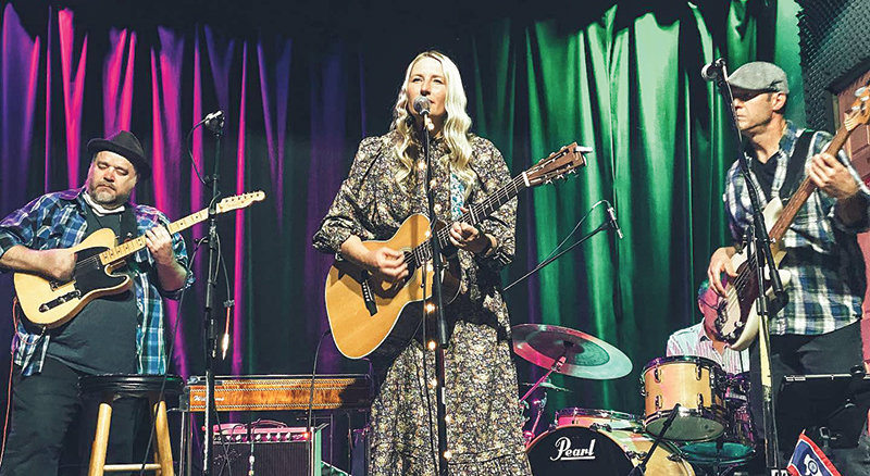 Sarah Sample sings during a recent performance in Colorado as part of the WYOmericana Caravan Fall Tour. The tour will arrive in Powell on Friday evening, with a 6 p.m. performance at the Powell High School Auditorium.