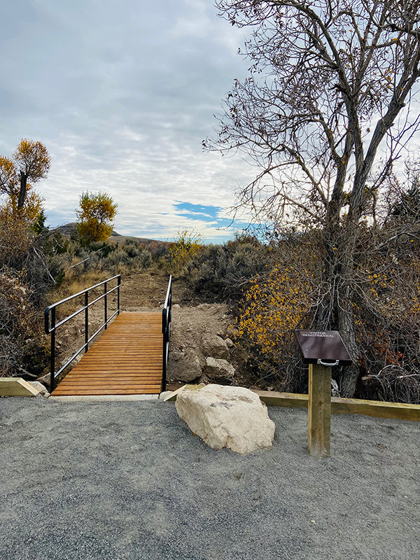 The Bureau of Land Management is inviting the public to check out a new bridge and picnic area in Rainbow Canyon east of Lovell.