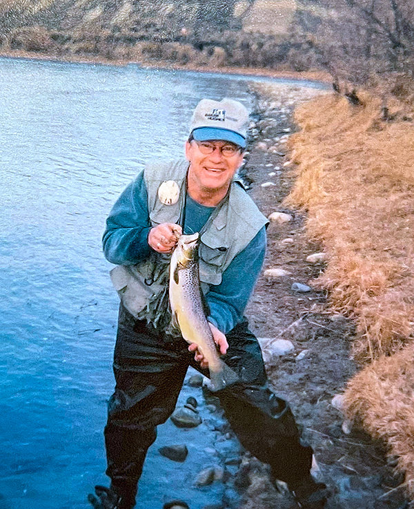 Lynn Borcher loved to fish Wyoming waters. Prior to his death in 2008, he was gifted a fly rod by his family and he used it as much as possible on his trips. His son Ben inherited the cherished rod and reel combo.