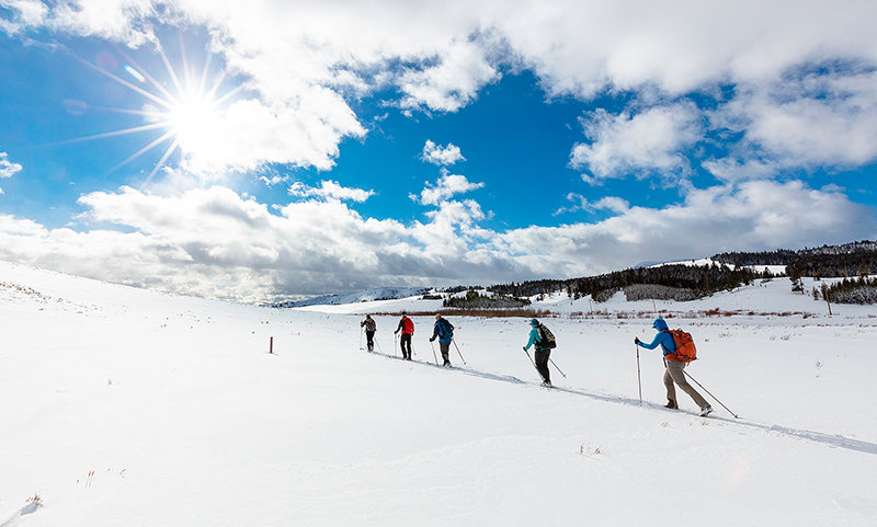 Skiers navigate the Glen Creek Trail in Yellowstone National Park in January, one of the slowest months for visitation in the park. As the temperatures warm up and Yellowstone opens for its summer season, the Park County Travel Council expects to see a record year for tourism.