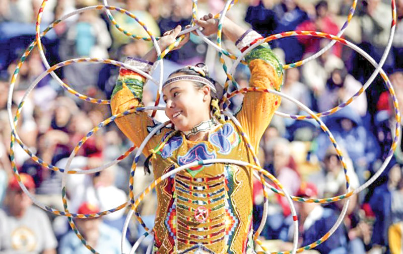 World champion hoop dancer Jasmine Pickner Bell will be a featured guest performer at the annual Buffalo Feast at Northwest College.