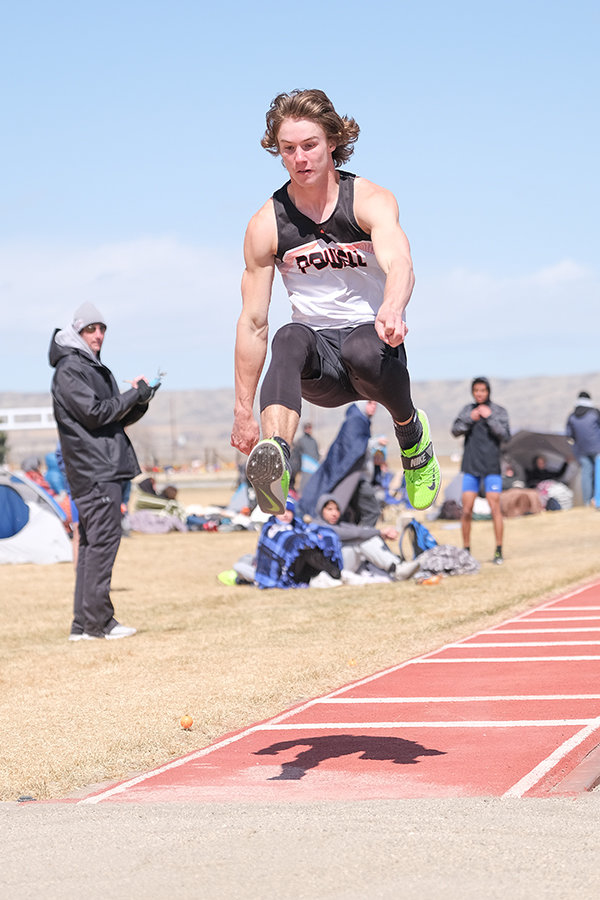 Leaping ahead of the competition, PHS senior Zach Ratcliff won the long jump with a final distance of 19 feet, 10 inches. The Panthers will try to continue improving with the state meet just over a month away.