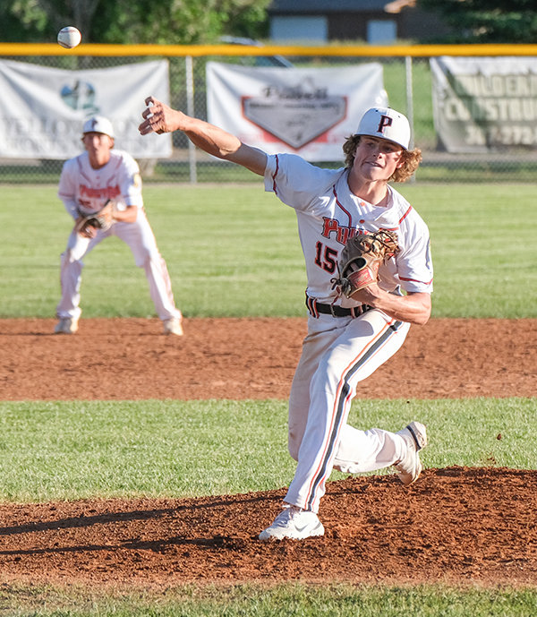 Brock Johnson had a strong day at the plate and on the mound, helping lead Powell to a 3-1 record in the A Northwest.