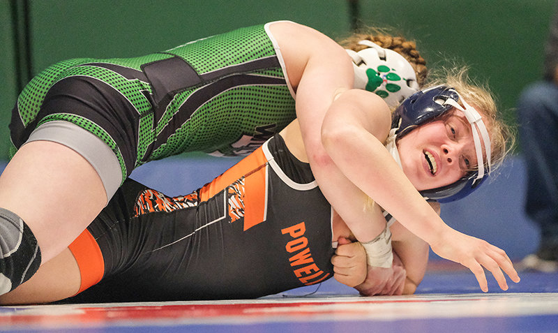 Allison LeBlanc continued her growth resulting in a state championship bout, finishing second in her freshman year to cap off the inaugural season of girls’ wrestling in Wyoming.