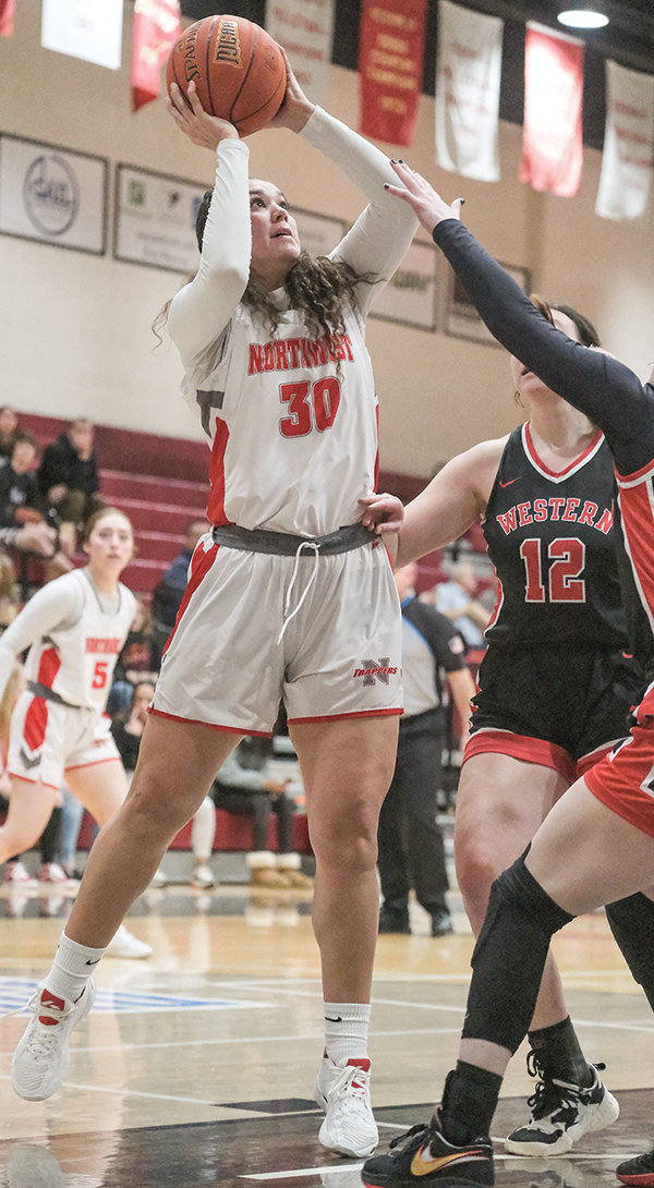 Darla Hernandez finished with 22 points and 18 rebounds against Western Wyoming on Monday night, helping Northwest earn a first round bye for the Region IX tournament.
