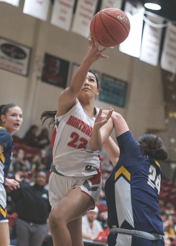 Kamber Good Luck was part of a strong freshman class for the Trapper women’s basketball team, which finished the season with an improved 20-10 record.