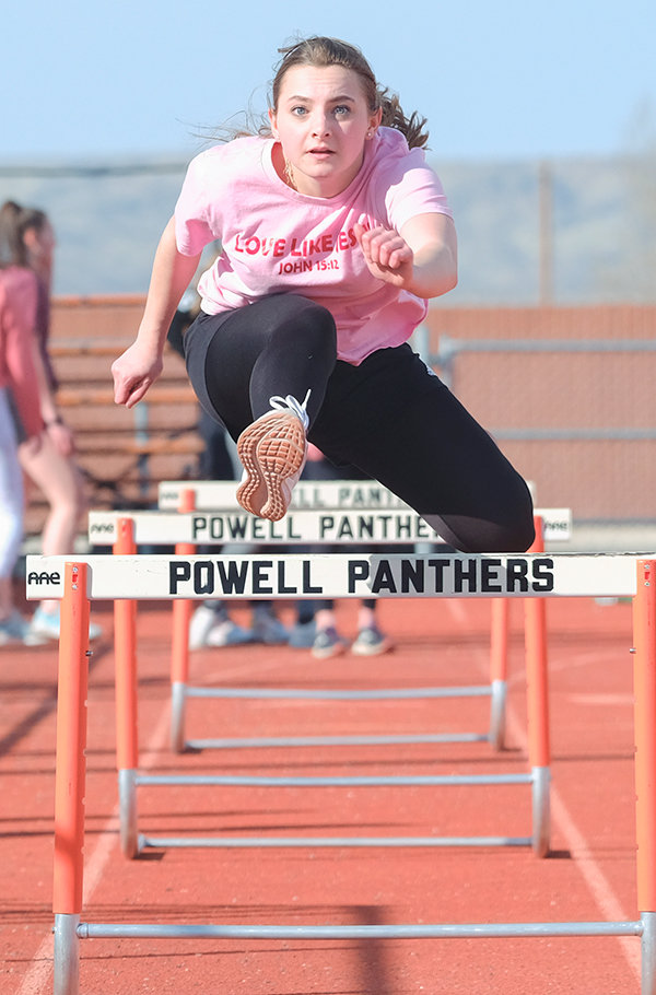 Aramonie Brinkerhoff and the Panther hurdlers will look to help the depth for the Panther girls this season.