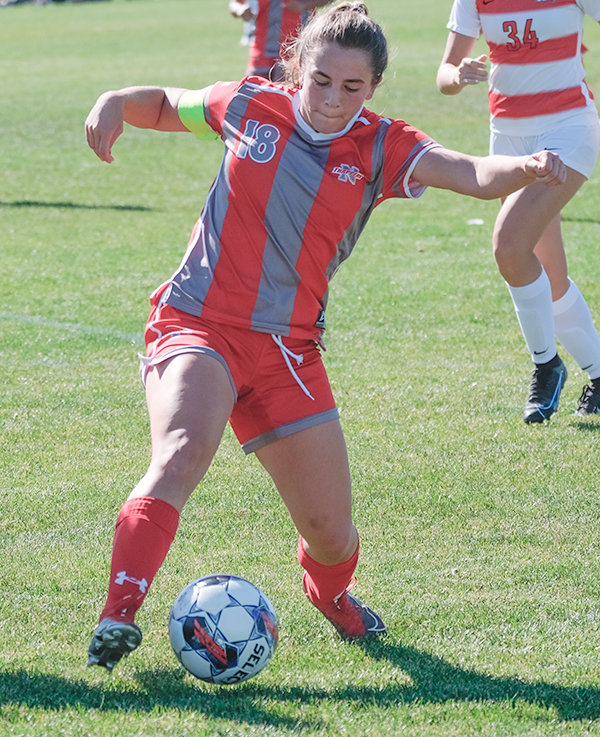 Peyton Roswadovski finished with 18 goals in two seasons for the Trappers and earned the Region IX Freshman Player of the Year in the process.