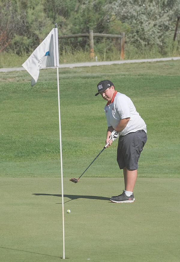 Trey Scott and the Panthers hit the fairways in Worland for the first time this spring on April 14, and hope to head to Thermopolis on Friday to continue the short spring season.