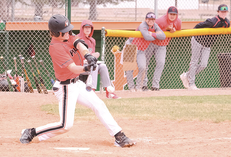 Jhett Schwahn finished with the only RBI in the Pioneers 3-2 win over the visiting Billings Cardinals on Sunday.