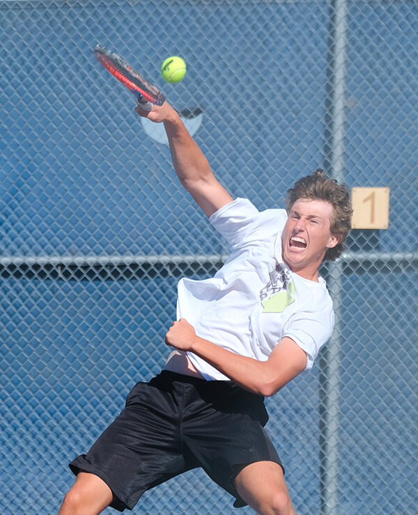 Cade Queen earned All-State honors for the second consecutive year in the No. 1 singles position after placing in the top six at state in Gillette.