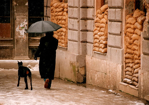 In 1995, the streets of Sarajevo were a dangerous place to be. The war between Serbia and Bosnia and Herzegovina raged for years and residents took risks, like sending their students to school and walking their dogs, despite knowing it could be a fatal mistake.