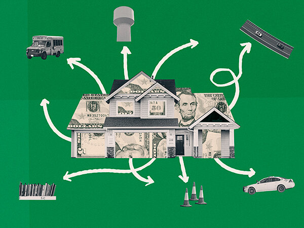 Property taxes in Wyoming fund local services like K-12 education and transportation, water and sewer, law enforcement, libraries and the construction and maintenance of roads and sidewalks.