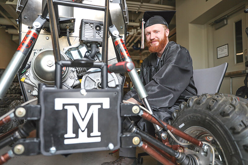 From Baja to blacksmithing: Rogers builds his future at Montana Tech