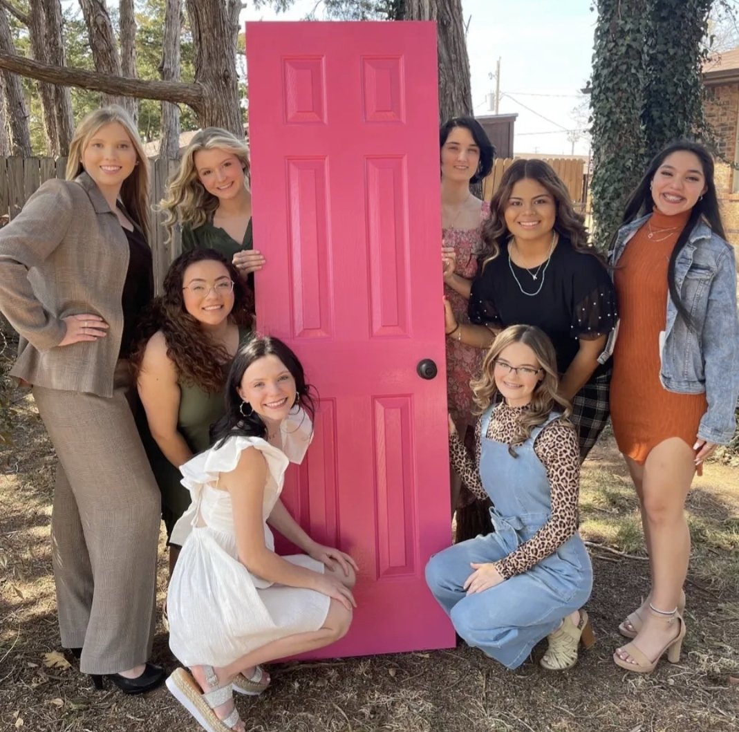 These lovely ladies are “Tickled Pink” to walk through the door of opportunity and show their talent, intelligence, beauty, and poise. Miss Frederick 2022 is scheduled for 7:30 p.m. in the historic Ramona Theatre in Frederick. Which one of these beautiful young ladies will be your 2022 Miss Frederick? Contestants are from left, (standing), Hannah Schneider, Amery Newton, Sadie Jensen, Beatriz Valles, and Gabriella (Lala) Flores; kneeling from left are Kaelyn Torres, Lauren Akin, and Lanee Coleman. Tickets may be purchased at the door or from any contestant.