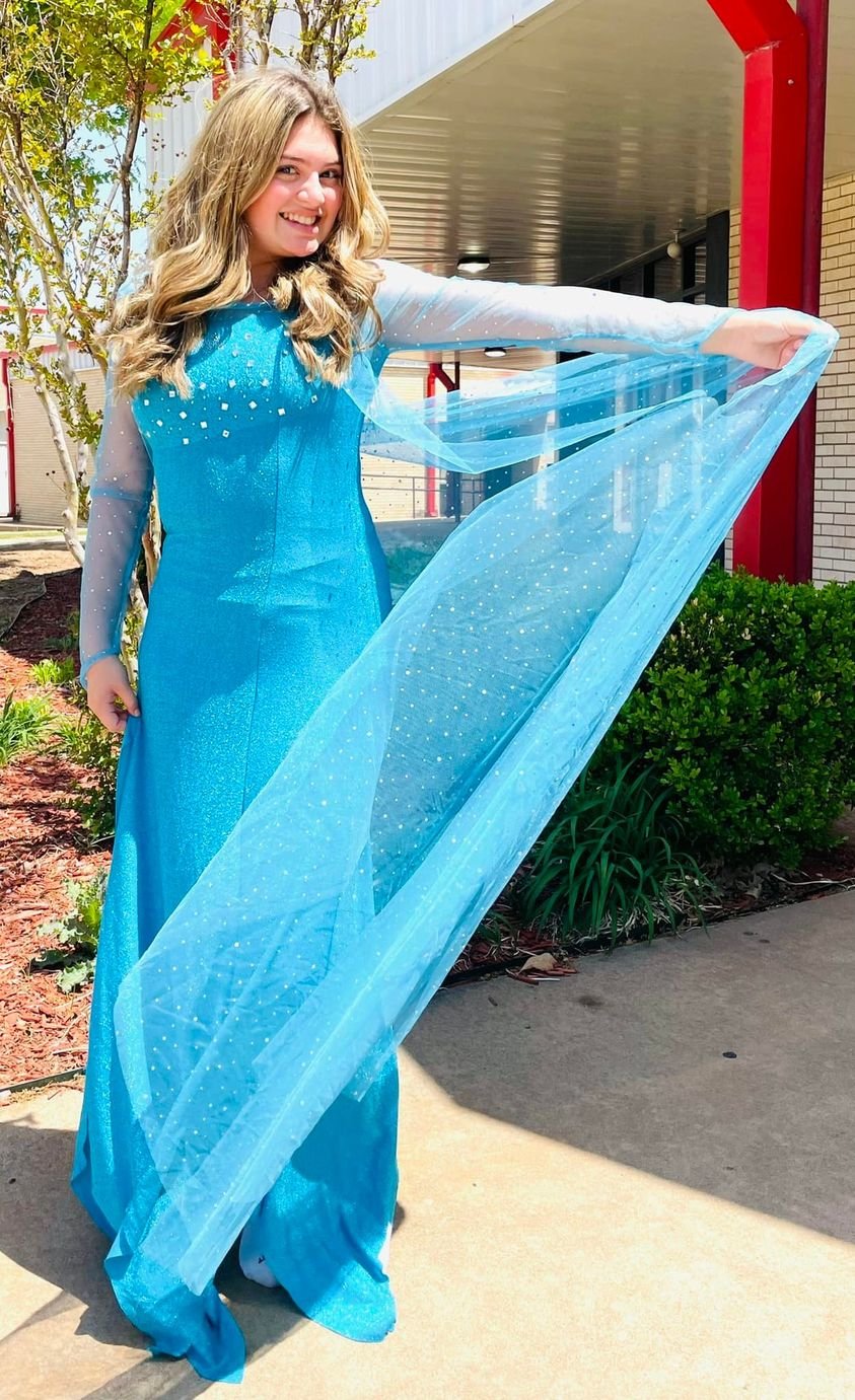 The Frederick Middle School Choir is scheduled to present Disney’s Frozen Thursday April 28 and Friday April 29, 2022, at 7 p.m. in the Fine Arts Building. Tickets are $10. Pictured is Camryn Fatjo as Elsa.