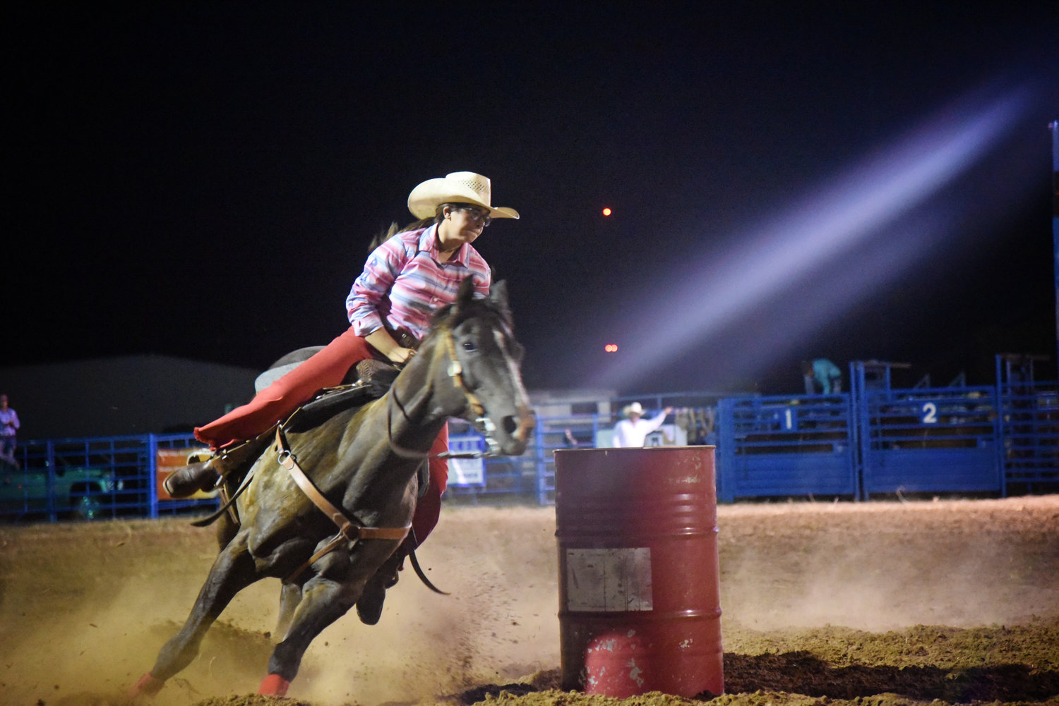 Kennadi Wofford entered the barrel race contest at the Operation C.A.R.E. rodeo held Aug. 5 and Aug. 6, 2022.