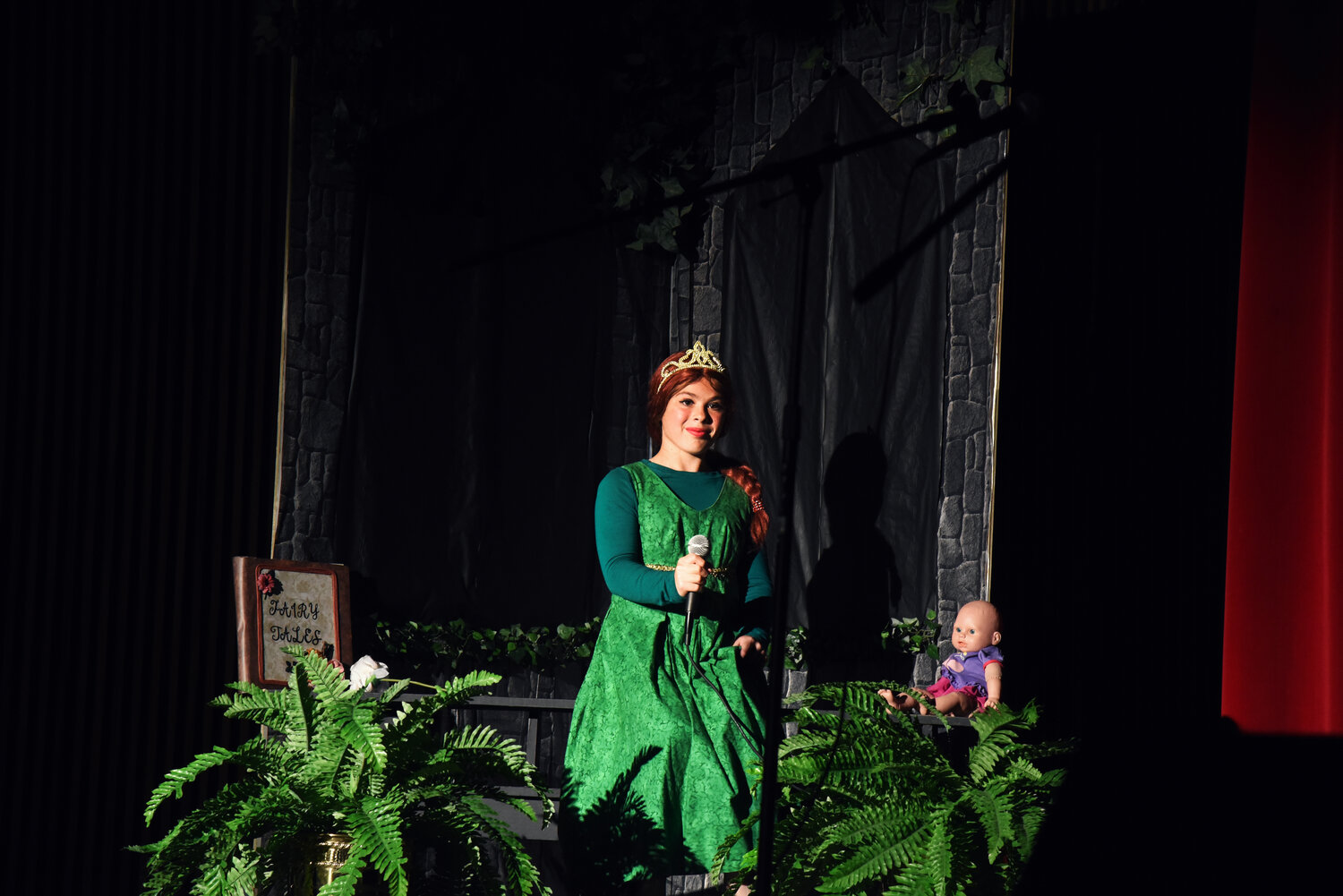 Zoee Tyler played Young Fiona in Frederick Middle School’s production of Shrek the Musical, Jr.