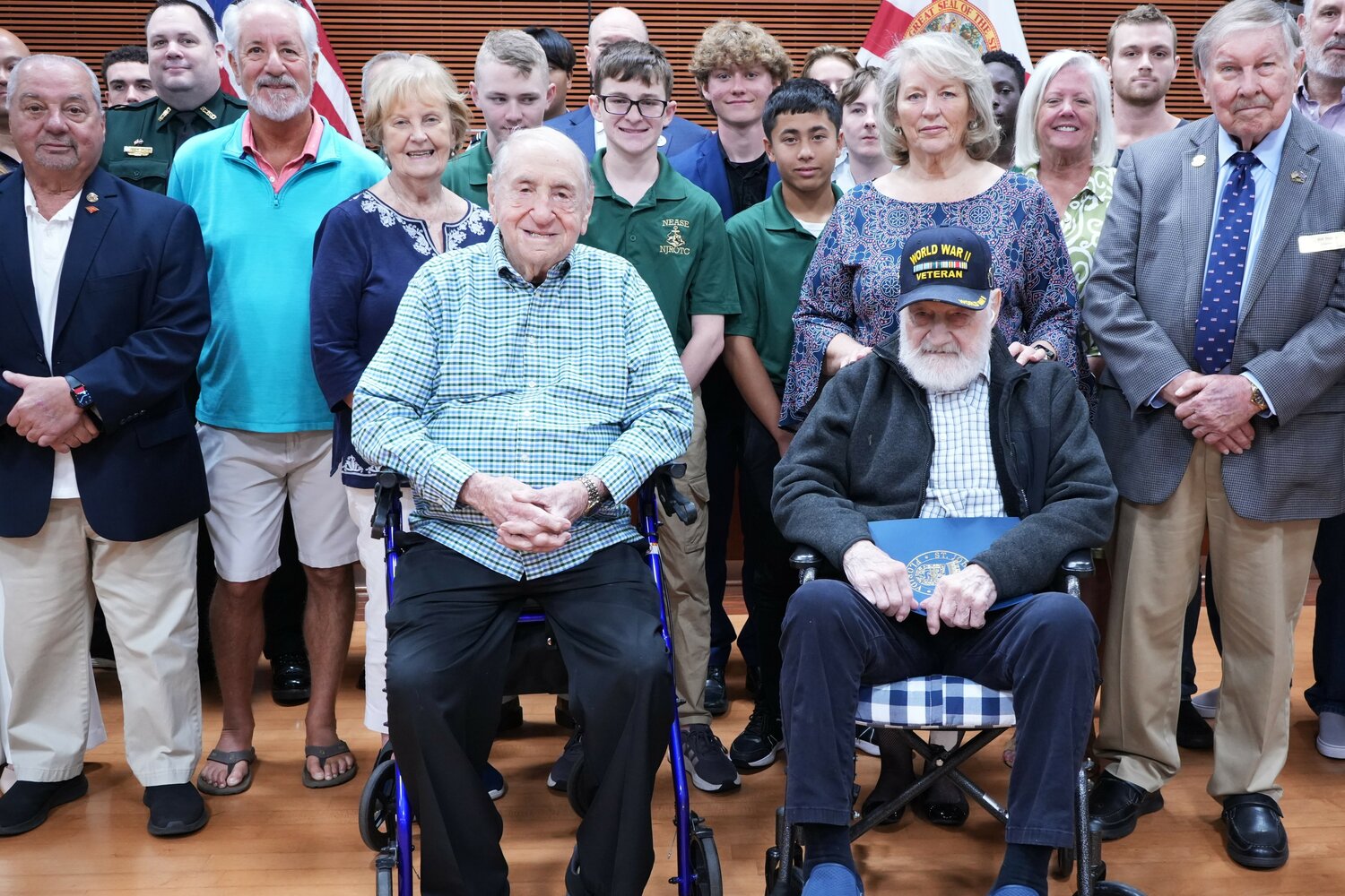 St. Johns County honors centenarian WWII veterans - The Ponte Vedra Recorder