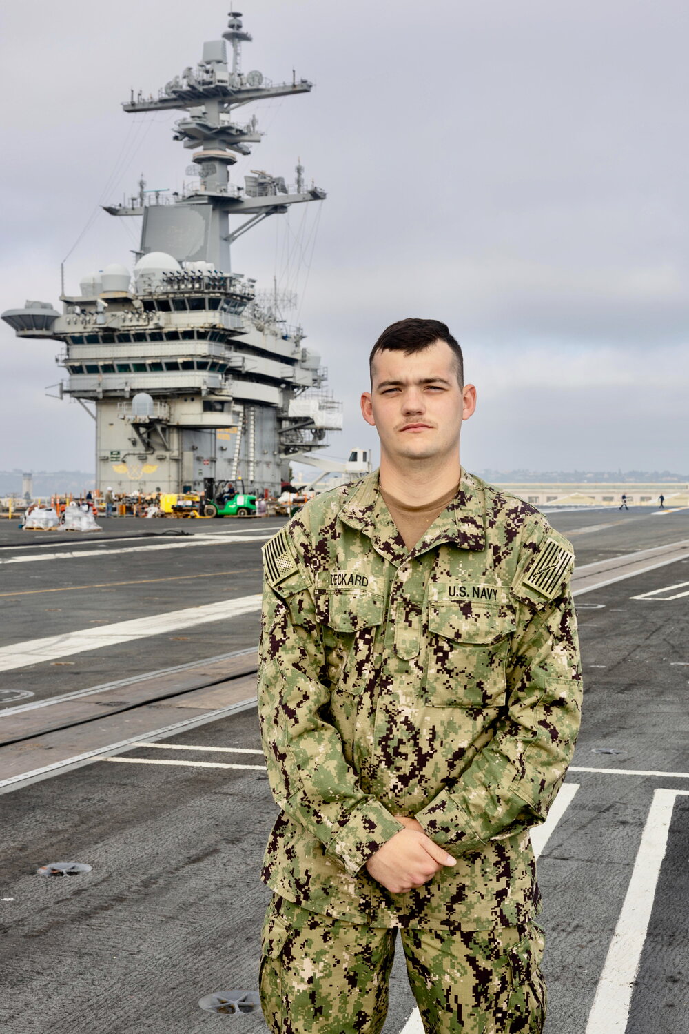 Alton native serves aboard one of the world’s largest warships