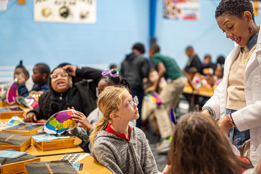 The students at Boys & Girls Club of Jackson and Brownsville got to learn about the human brain from teachers connected to the Motor City STEAM Foundation and Ford Motor Company.