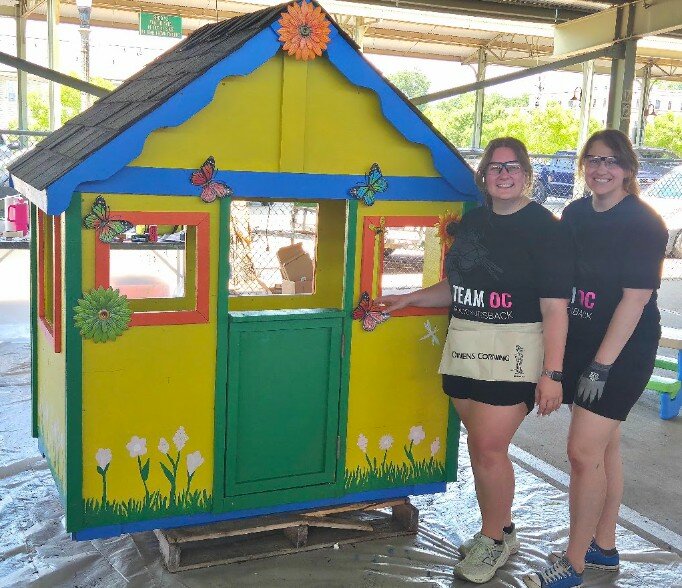 Owens Corning was one of 12 local businesses that had a team participating in Project Playhouse at the West Tennessee Farmers&rsquo; Market in Downtown Jackson on Friday, June 5, 2026.