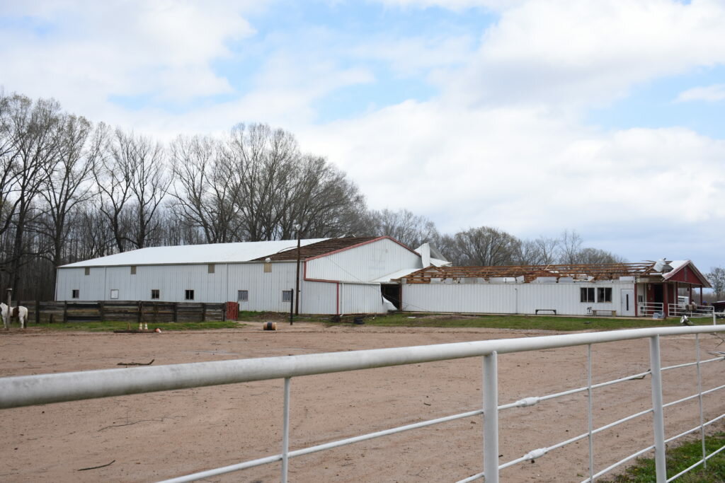 Storm does thousands in damage to Crider Barrel Racing Barns - Carroll ...