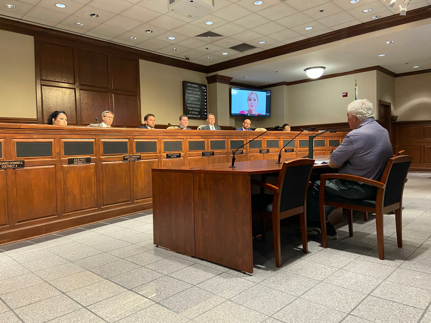 City Council rejects rezoning request on second reading