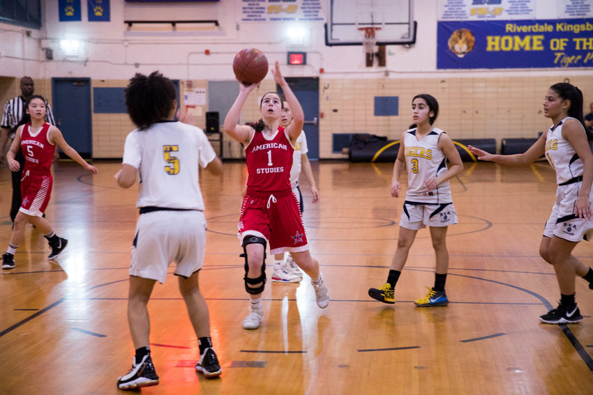American Studies senior Jacqui Harari scored 12 points and pulled down six rebounds in the Senators&rsquo; PSAL playoff-opening win over Career Health Academy.
