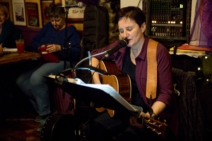 Irish musician and longtime performer at An Beal Bocht Cafe Mary Courtney has adapted to the shelter-in-place order implemented for New York State by taking her songs to Facebook live, where patrons who&rsquo;ve come to know Courtney&rsquo;s work can interact with her in a more direct manner.
