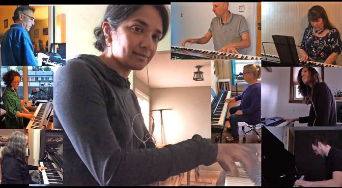 In July, 50 individual musicians from around the world got together in a virtual performance of &lsquo;World Piano Jam,&rsquo; a piece written by professional musician Ron Drotos.