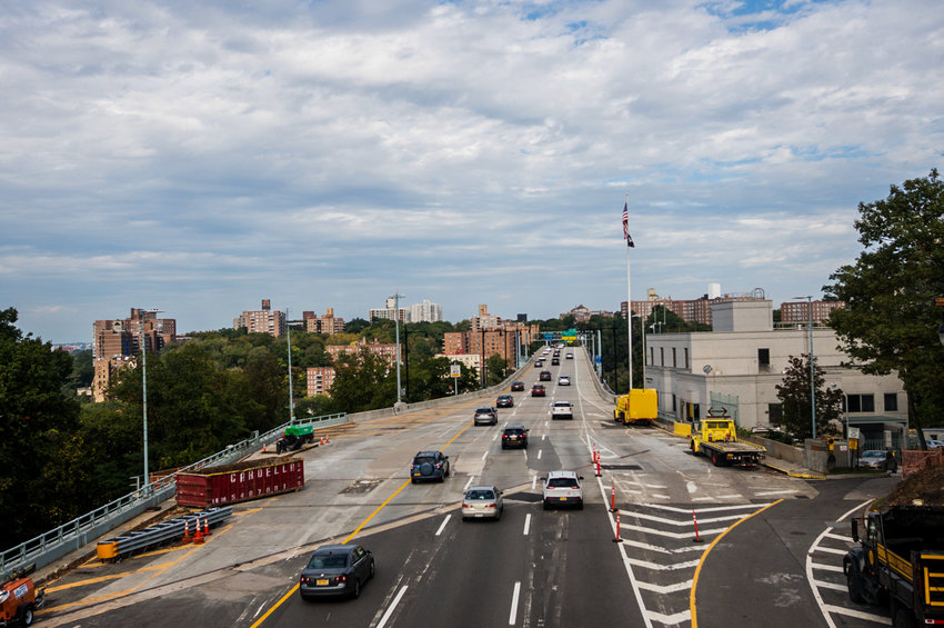 One lane at a time was closed on the northbound and southbound levels of the Henry Hudson Bridge in work that started in late 2017. Now, some three years later, all that work is finally complete.