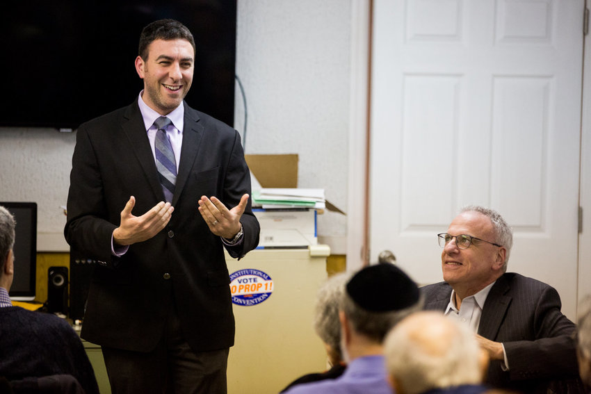 Eric Dinowitz is in the driver's seat to become the area's next city councilman, succeeding Andrew Cohen, through the end of the year.
