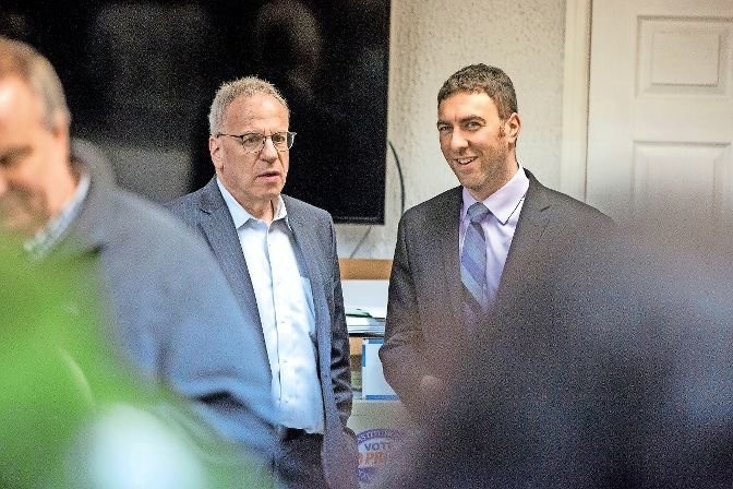 There could very well be two Dinowitz family members representing this area on both the city and state level, as Eric DInowitz, right, is poised to become the next city councilman, getting a huge boost from his father, Assemblyman Jeffrey Dinowitz.