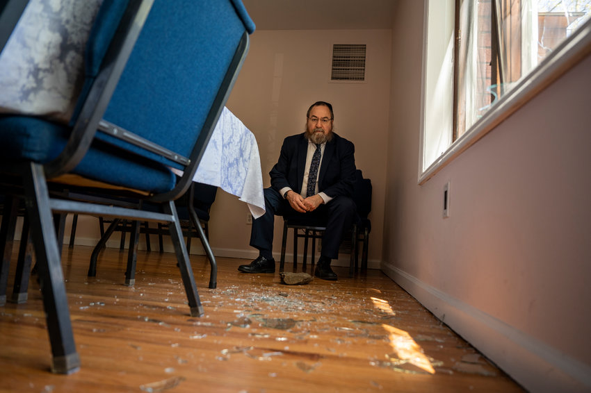 Rabbi Levi Shemtov says he&rsquo;s very disturbed by the vandalism of his synagogue, Chabad Lubavitch of Riverdale, last April when his shul was one of four targeted by a person police suspects smashed windows with rocks.