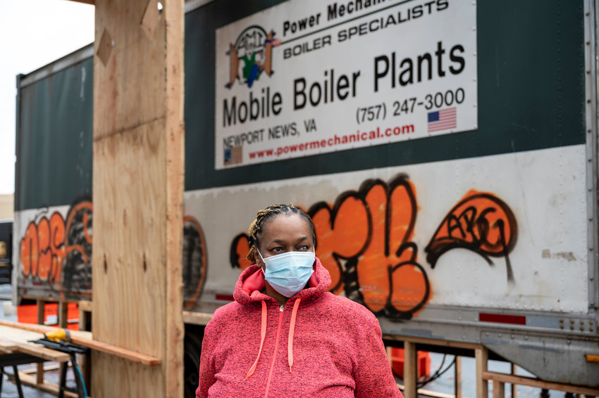 Barbara Lauray, the president at Fort Independence Houses tenant association, worked to get the New York City Housing Authority to fix the Bailey Avenue complex&rsquo;s heating system. The result? A temporary external boiler to keep residents warm. But those same tenants say it&rsquo;s not working.
