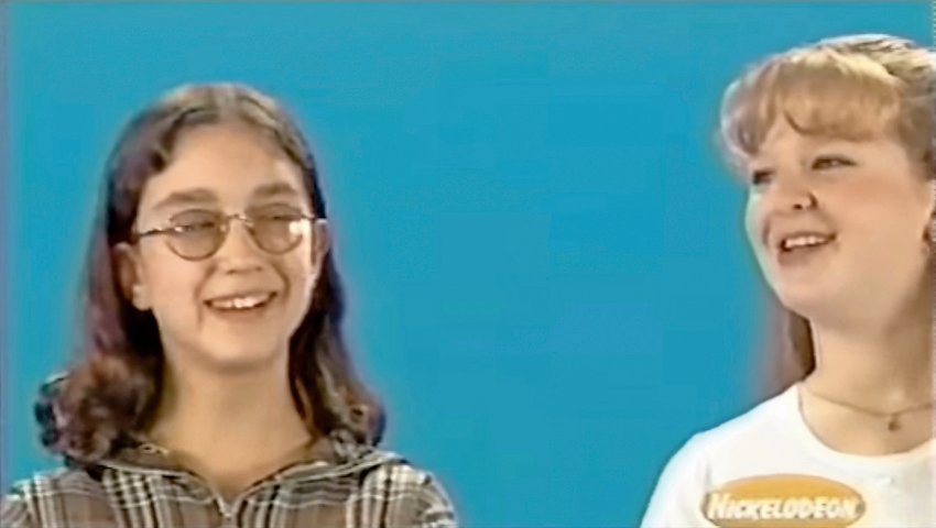 Emily Parson, at left, and Emily Walton shown taking part in the 2000 Nickelodeon TV special &lsquo;Nickellennium &mdash; A Nickelodeon Global Youth and &amp; The Future&rsquo; documentary. The two best friends will get to perform again at this year&rsquo;s AIDS Walk as Parson &lsquo;choreographs&rsquo; the whole event and Walton sings a special song to kick it off on May 15.