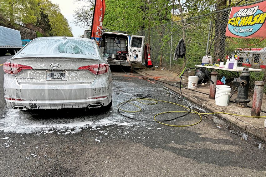 This mobile car wash is one of the many such businesses on Webster Avenue, but Latoya Stewart said it has been here the longest. For the past two years, an increase in mobile car washes has interrupted the quality of life for residents between East Gun Hill Road and East 233rd Street.