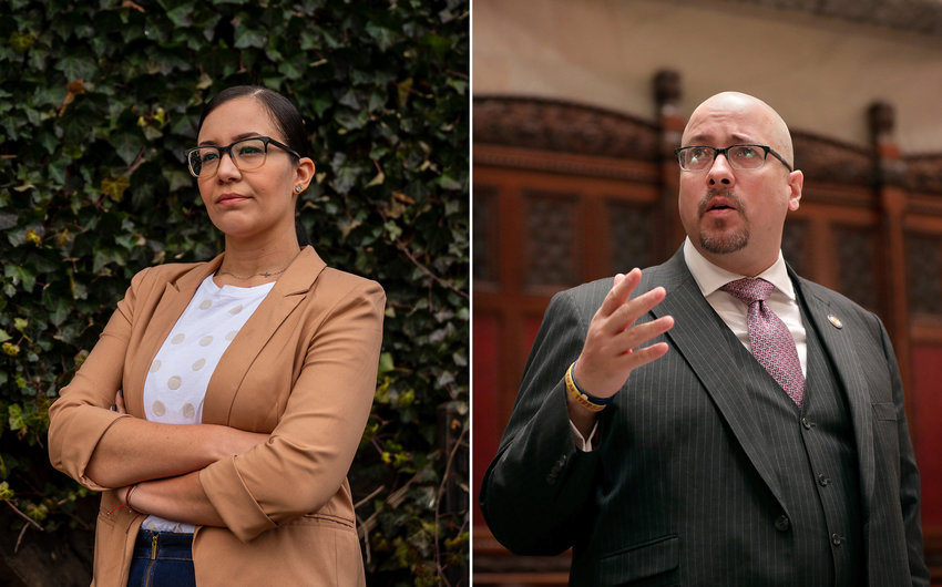 Much like Sen. Robert Jackson, Sen. Gustavo Rivera is facing off against a first-time candidate who has the support of many within the establishment party.