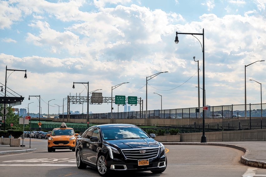 Northbound traffic on the West Side Highway on Aug. 10. Under some of the MTA congestion pricing proposals, driving on the highway will not be subject to such costs.