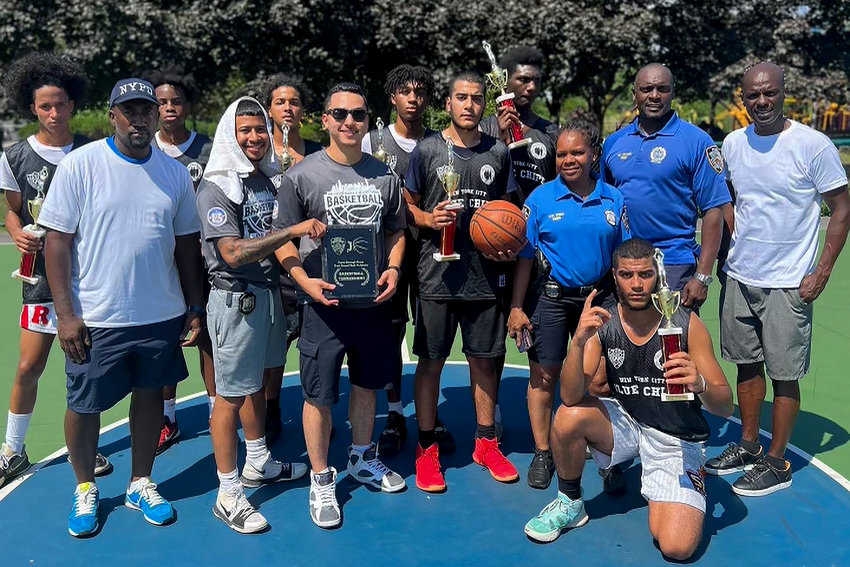 The 50th Precinct&rsquo;s basketball team formed through the NYPD Blue Chips program won the Bronx Borough Championship after winning eight games against other Bronx-based precincts. The wins aren&rsquo;t just coming on the court, however, with the program also providing academic and social support to the teenagers involved.