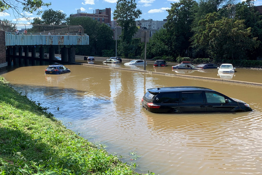 Large sections of the Major Deegan Expressway was shut down through Kingsbridge after massive flooding turned the expressway into river. Hundreds of millions of dollars are set aside for flood mitigation in the new environmental bond act, which is up for a vote in November.
