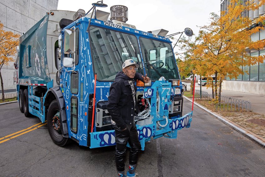 Through a truck art series, the sanitation department aimed to lighten up the streets on its routes through the five boroughs. Donnell &ldquo;Jigga&rdquo; McFadden was responsible for painting his home-based Bronx truck.